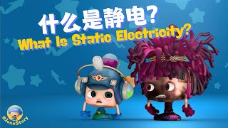 What Is Static Electricity 什么是静电？｜Safety｜百科故事｜儿童科普｜Animation｜Science for Kids｜SUB