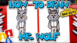 How To Draw Mr Wolf From The Bad Guys Movie