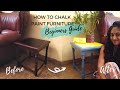 How to Chalk Paint Furniture (Beginners Guide) | DIY #WithMe | DIY Old Furniture Makeover