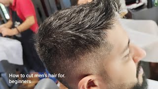 Easy How to cut men's hair for beginners✂️ (@rajendrapalaskar9497 )