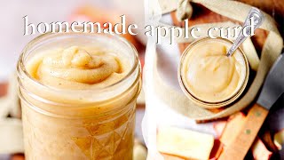 How to make silky smooth apple curd at home | eggless and vegan friendly