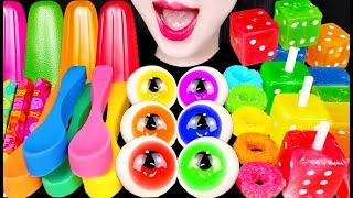 ASMR Edible iPhone Jelly Kohakuto Dice Candy 먹는 주사위 사탕 아이폰 젤리 먹방 Mukbang, Eating