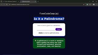 JavaScript Projects: Palindrome Checker Tutorial for Beginners