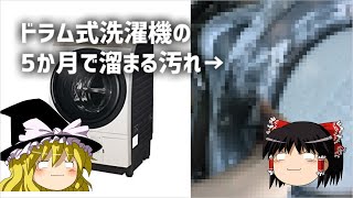 ドラム式洗濯機5ヶ月分の汚れを分解して開封レビュー