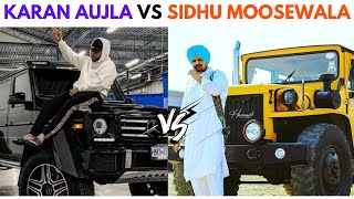 Sidhu Moose Wala vs Karan Aujla Car Collection, Income & Net Worth | Who is more rich #HloBinns