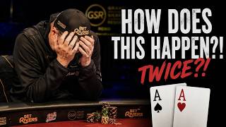 Hellmuth STORMS OFF after 2 Brutal BAD BEATS