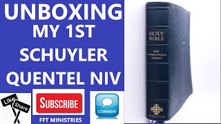 SCHUYLER QUENTEL NIV UNBOXING BLUE