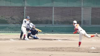 6回裏 [準決勝] 大阪桐蔭 - 智辯和歌山 2021年5月29日(土)春季近畿地区高校野球大会 3:05 大阪桐蔭 野間翔一郎 三遊間を破るレフト前