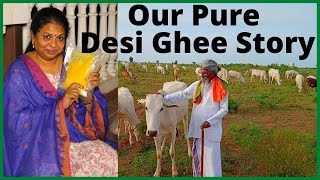 PURE DESI COW GHEE IN Kalaguragampa.com/store స్వచ్ఛమైన దేశవాళి ఆవు నెయ్యి ఎక్కడి నుంచి తెస్తున్నాం