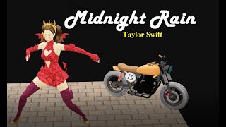 Taylor Swift - Midnight Rain (Animated - Cartoon Video)