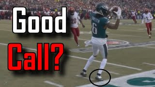 Should this call have been challenged? | Philadelphia Eagles Vs Washington Commanders