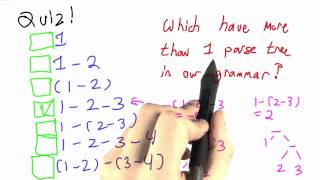 Finding Ambiguity Solution - Programming Languages