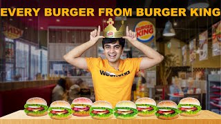 I Tried EVERY BURGER of Burger King🤤