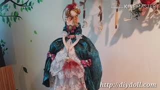 바느질 인형만들기세트 인형패키지소개 블링 천인형만들기 드레스인형만들기 cloth doll dress DIYdoll닷컴