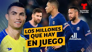 Messi, Mbappé y Neymar vs. Cristiano Ronaldo: los millones que hay en juego | Telemundo Deportes