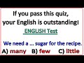 English Grammar Test ✍️📘 If you pass this test, your English is excellent! challenge 88