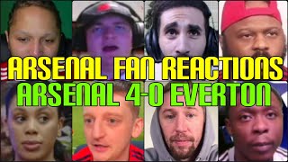 ARSENAL FANS REACTION TO ARSENAL 4-0 EVERTON | FANS CHANNEL