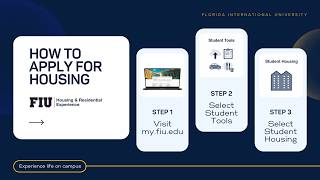How to Apply for FIU Housing | Step-by-Step Tutorial