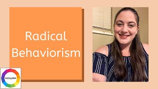 Radical Behaviorism: 5th Edition Task List Section A-3
