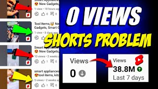 shorts 0 views problem ! shorts views freeze problem ! youtube shorts 0 views problem ! solution