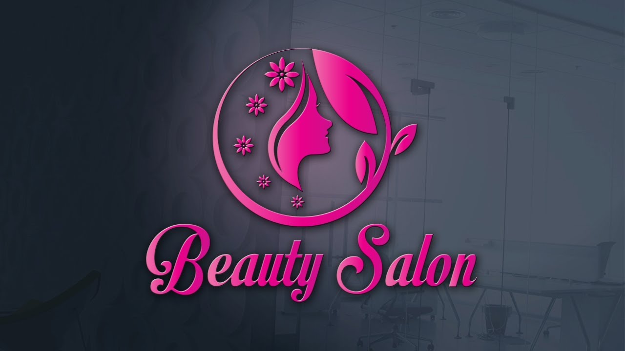 How To Make Beauty Salon Logo Design In Adobe Illustrator For Beginner ...