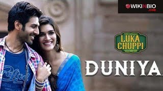 Duniya Lyrics - Luka Chuppi | Kartik Aaryan Kriti Sanon | Akhil, Dhvani B | Bob