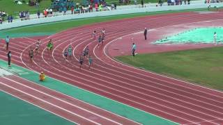 H29　千葉県中学総体　男子4x100mR　予選8組