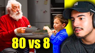 80 éves VS 8 éves