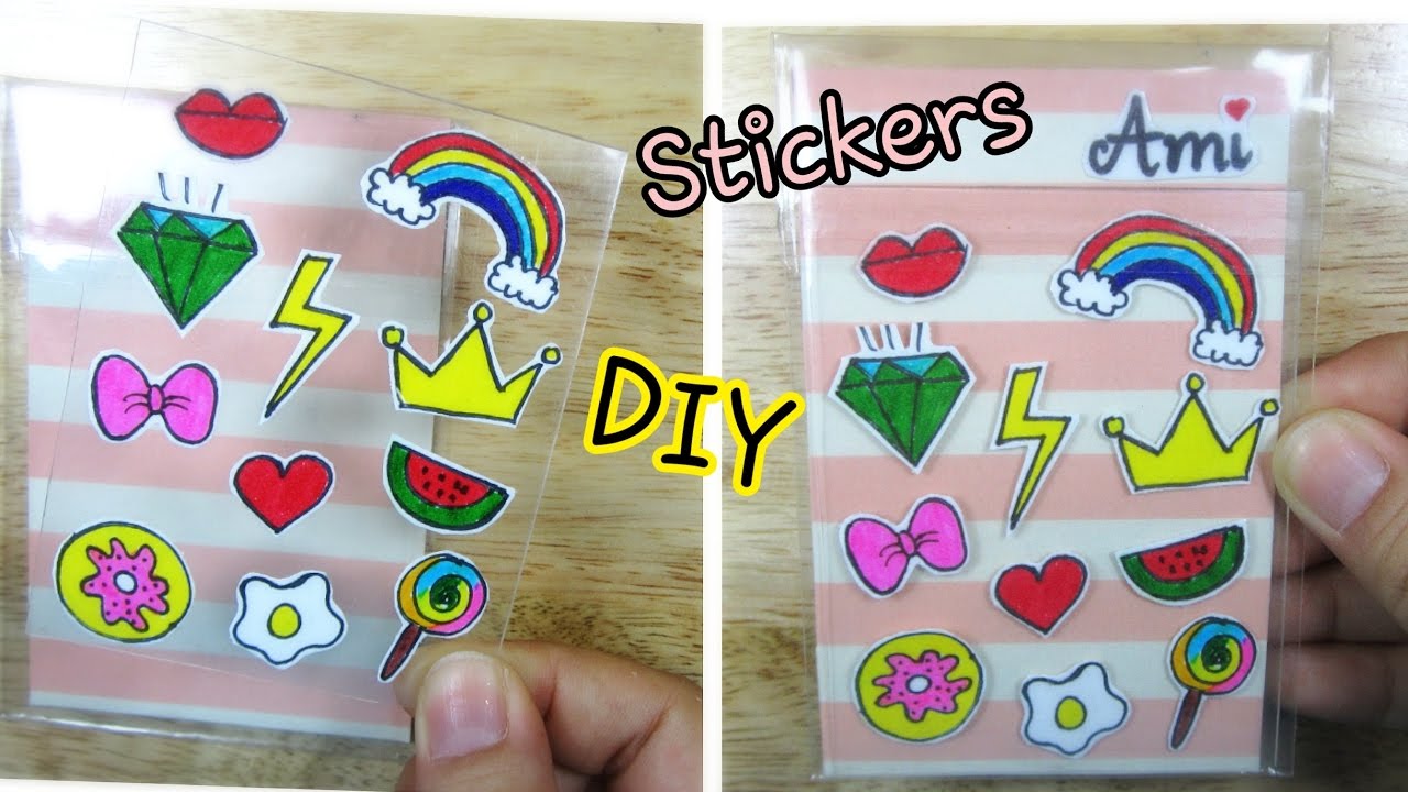 Diy Handmade Stickers At Jasmine Leschen Blog