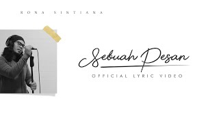 Rona Sintiana - Sebuah Pesan ( Official Lyric Video )