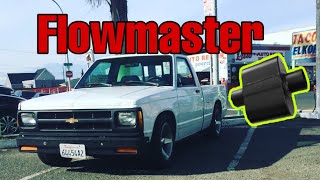 1993 first gen Chevy s10 2.8 v6 with super 10 flowmaster