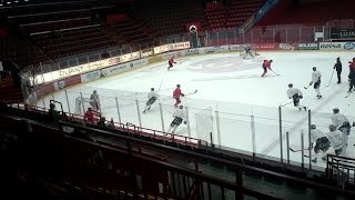 Ässät aamujäät ennen Lukko-ottelua 13.10.2018