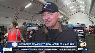 Residents move in to new homeless shelter