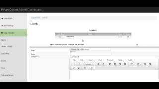 How to set up an item on the Profile Module