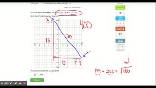 IXL | Find the distance between two points | 8th grade math