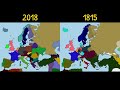 changing the map of europe back to 1815