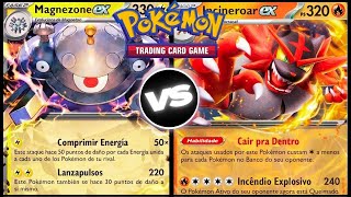 DUELO TCG - Magnezone EX vs Incineroar EX - Pokemon TCG