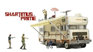 AMC The Walking Dead Dale's RV McFarlane Toys TV Series Building Set Review