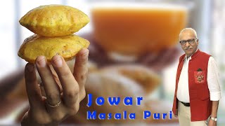 सिर्फ 10 मिनट में सुबह का मजेदार नास्ता जोवार पूरी/Jowar masala puri/Masala Puri/Masala puri recipe