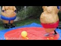 THE GYMNASTICS CHALLENGE in GIANT SUMO SUITS! Funny Fantastic Gymnastics Battle Challenge
