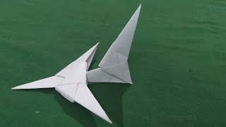 BEST ORIGAMI PAPER JET - How to make a paper airplane model |Best Paper Plane Origami Jet