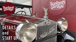 FIAT 525 N TORPEDO (1929) Details and start up! - Bonfanti Garage