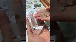 真假玻璃种 #翡翠 #手镯 #手镯定制