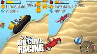 Hill Climb Racing🚖HOVERCRAFT & RACE CAR:BEACH MAP*Gameplay make for Kid#173