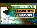 Cara memunculkan data elevasi di ArcGIS dengan menggunakan data DEM