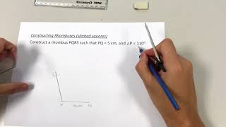 Constructing Rhombuses