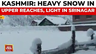 Fresh Snowfall Blankets Kashmir, Disrupts Rural Connectivity | India Today