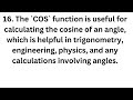 147.question how do you use the `cos` formula in excel