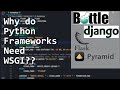 Why do Django and Flask need WSGI?