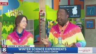 What kind of winter science experiments does Kenny have up his sleeve?